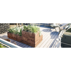 PALMAKO LILI 1 drvena kutija za cvijeće/bilje 34 x 34, visina 32 cm