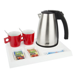 B TRAY Signum black set dobrodošlice, boje crno/smeđa, prirodna drveni look ili bijela