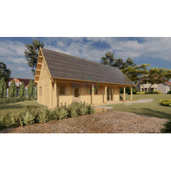 SODO TALINN 68 Premium, drvena kuća 5 x 10 m, 93,4 m2