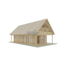SODO TALINN 68 Premium, drvena kuća 5 x 10 m, 93,4 m2