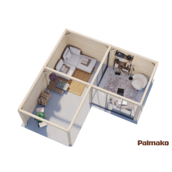 PALMAKO LENNA 28 set 412 Slide, vrtna kućica/studio, 24.90 m2