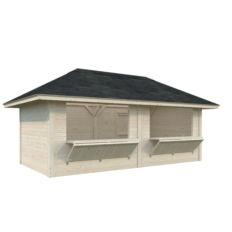 PALMAKO BIANCA drveni kiosk SET 111  , 16.60 m2
