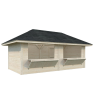 PALMAKO BIANCA drveni kiosk SET 111  , 16.60 m2