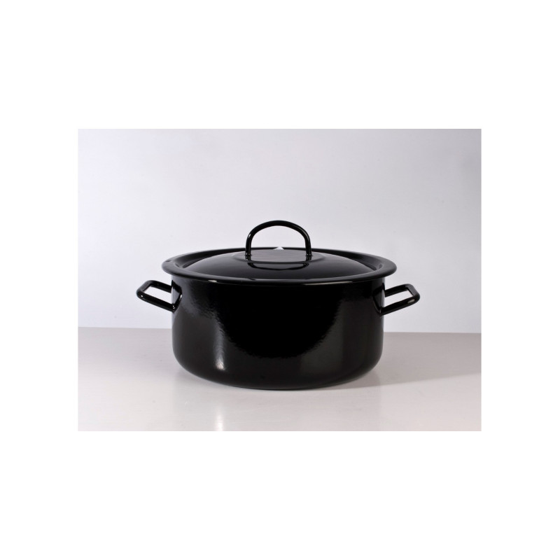 METALAC MASIV  duboka posuda + poklopac emajlirani, 30 cm promjer, 10.50 litara