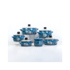METALAC BLUE COOKING DELIGHT, 6-dijelni set emajliranih lonaca, i za INDUKCIJU
