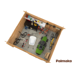 PALMAKO ALICE 28  drvena kućica/spremište , 11.00 m2