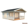 PALMAKO AGNETA 70 drvena vrtna kućica, 18,80 m2, terasa 12,50 m2
