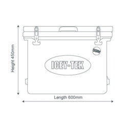 ICEY-TEK prenosna ledenica/jacera kapaciteta 55 litara