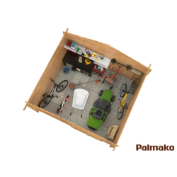 PALMAKO VALENTINE 28  drvena kućica/spremište , 11.00 m2