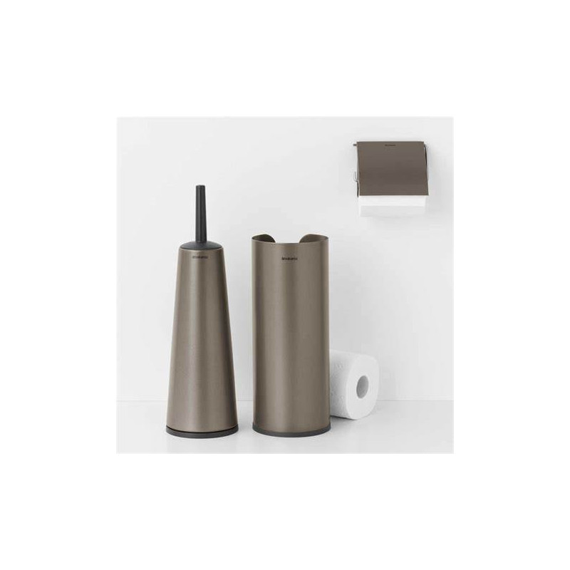 BRABANTIA 280641 3-dijelni set pribora za toalet, platinum