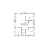 SODO ORLANDO 68 Premium, drvena ljetno/planinska kuća  8 x 9 m, 57.60 m2 + 7.60 m2 terasa