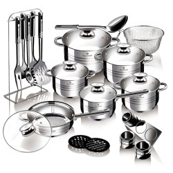 Berlinger Haus Blaumann Gourmet 27 u 1 set inox posuđa