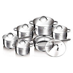 Berlinger Haus Blaumann Gourmet Jumbo 12 u 1 set inox posuđa