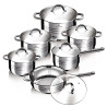 Berlinger Haus Blaumann Gourmet Jumbo 12 u 1 set inox posuđa