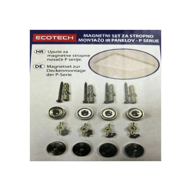 ECOTECH Magnetski set za stropnu montažu IR panela - P serija