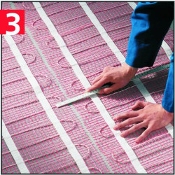 TECH PARTS ELEKTRIČNO PODNO GRIJANJE 1 m2 - STARTNI SET