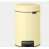 BRABANTIA 233760 Pedal Bin Newicon, 3 litre, kanta za otpad, boja mellow žuta