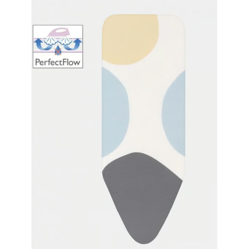 BRABANTIA 131585 navlaka za dasku, oznaka C, Perfect Flow, 124 x 45 cm, SPRING BUBBLES