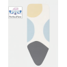 BRABANTIA 131585 navlaka za dasku, oznaka C, Perfect Flow, 124 x 45 cm, SPRING BUBBLES
