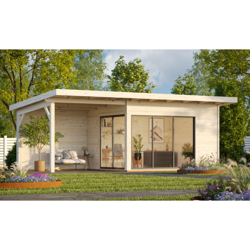 PALMAKO ANDREA SLIDE 44  drvena kućica/kabina , 11.20 + 7.90 m2