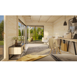 PALMAKO ANDREA SLIDE 44 drvena kućica/kabina , 17.10 + 7.90 m2