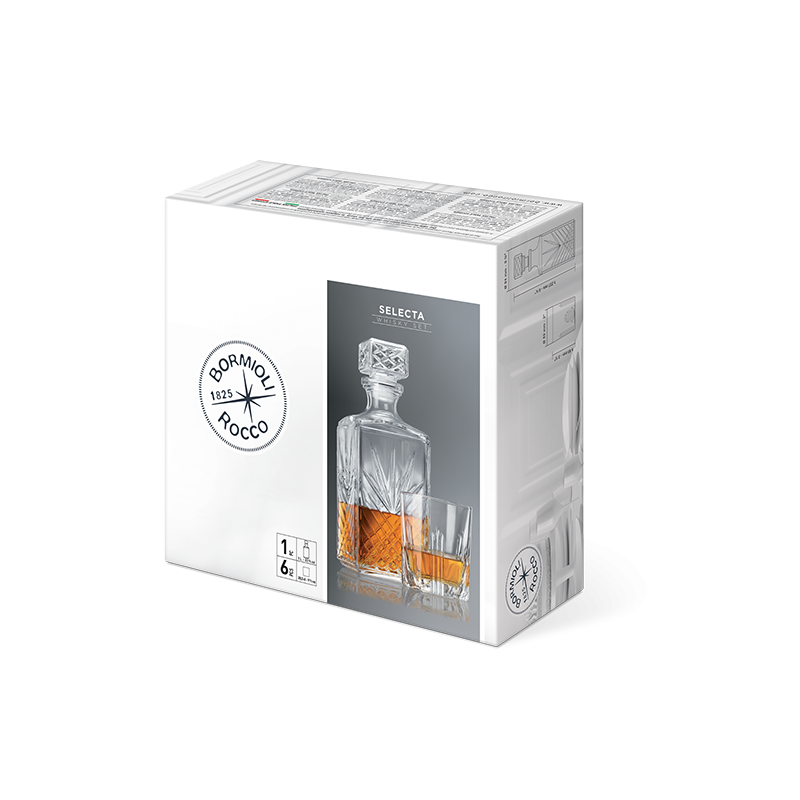 BORMIOLI ROCCO SELECTA, set za whisky, boca + 6 čašica