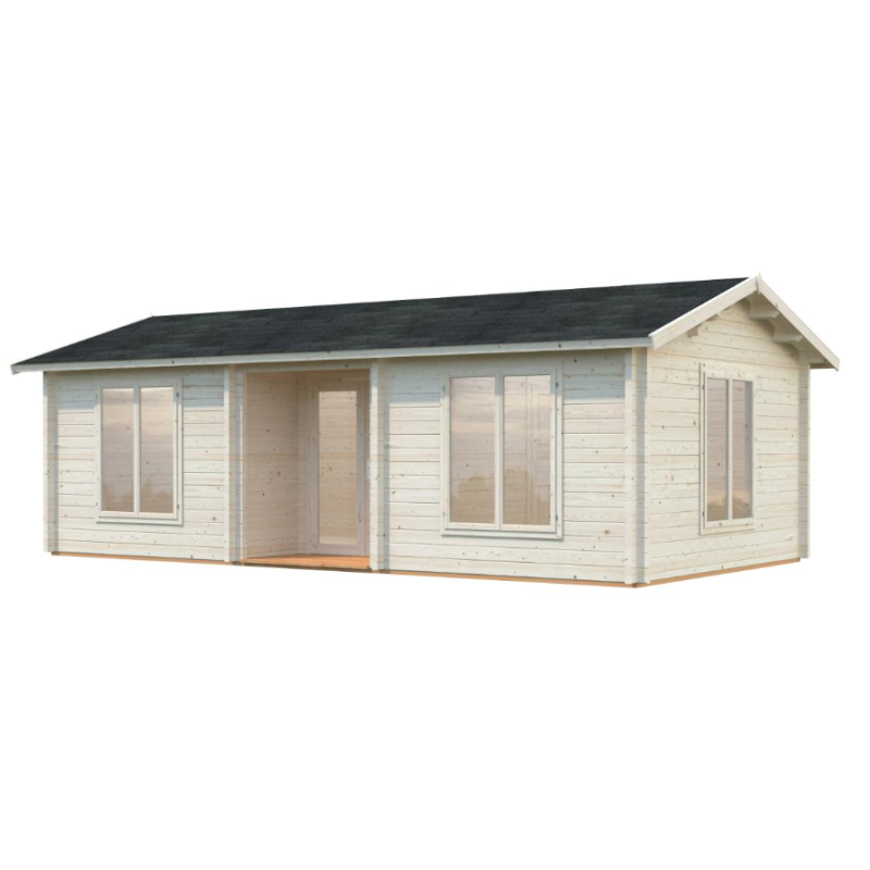 PALMAKO ANNA 70 drvena vrtna kućica, 26,8 m2, terasa 1,90 m2, 400 x 770 cm