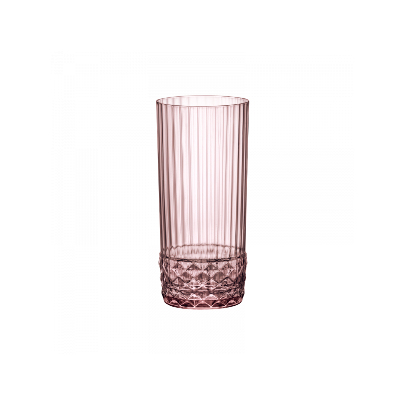 BORMIOLI ROCCO America '20S, set čaša za long drink, 6 komada, 49 cl, roza staklo