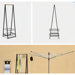 BRABANTIA 118203 stalak za odlaganje ( vješanje ) rublja, manji, crni