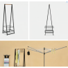 BRABANTIA 118203 stalak za odlaganje ( vješanje ) rublja, manji, crni