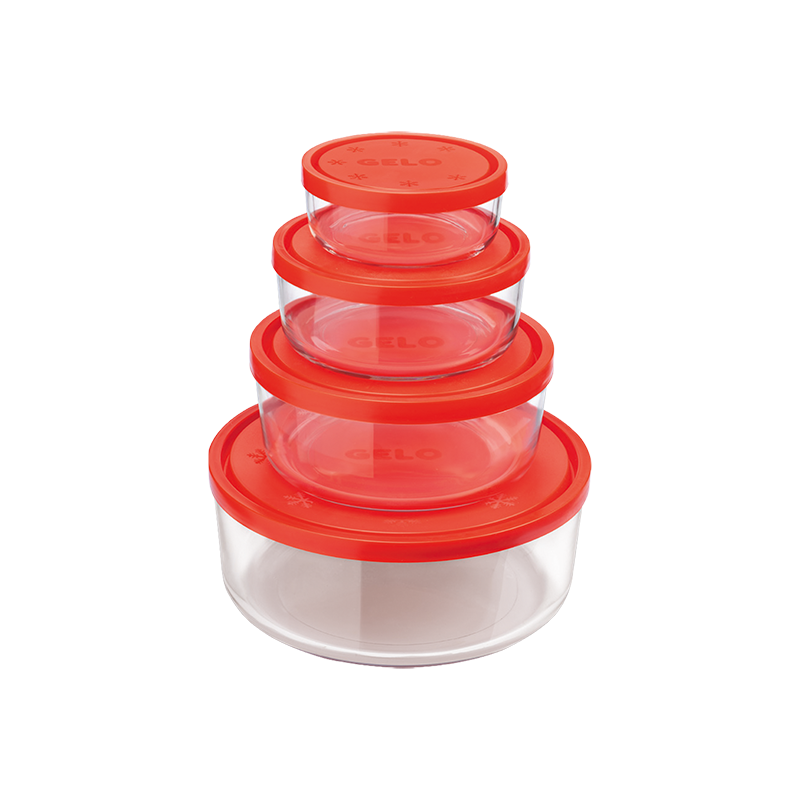 BORMIOLI ROCCO Gelo, set 4/1 posuda za spremanje hrane