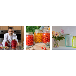 BORMIOLI ROCCO Quattro Stagioni, staklenka sa poklopcem, 2.00 litara, prozirna