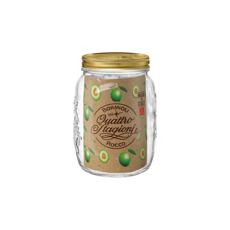 BORMIOLI ROCCO Quattro Stagioni, staklenka sa poklopcem, 2.00 litara, prozirna