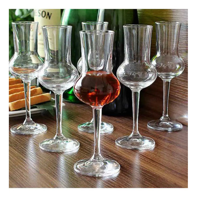 BORMIOLI ROCCO Riserva GRAPPA, set čaša za rakije, 6 komada, 8 cl, prozirna