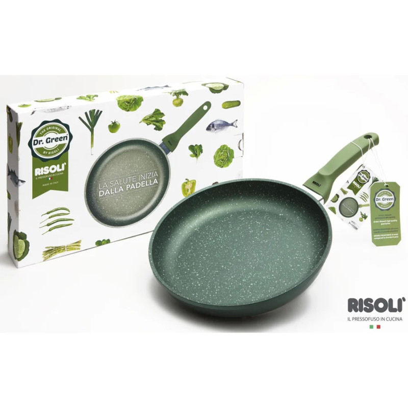 RISOLI DR. GREEN tava u kojoj se ne lijepi , promjer 32 cm, zdravo kuhanje, i za INDUKCIJU