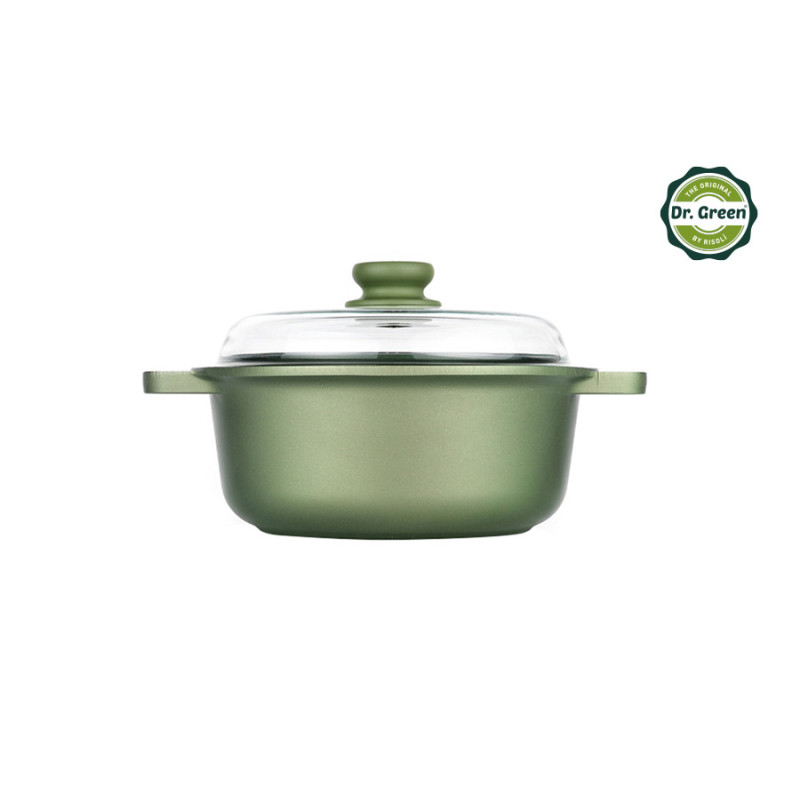 RISOLI DR. GREEN lonac sa poklopcem , promjer 24 cm, zdravo kuhanje