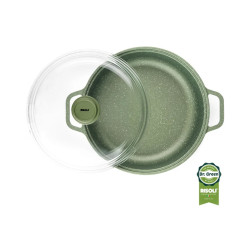 RISOLI DR. GREEN niski lonac sa poklopcem , promjer 24 cm, zdravo kuhanje