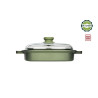 RISOLI DR. GREEN WAPORGRILL niski lonac sa poklopcem ,  26 X 26 cm, zdravo kuhanje, i za INDUKCIJU
