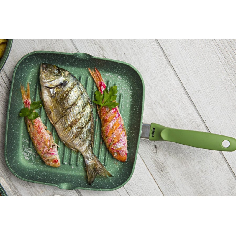RISOLI DR. GREEN Grill tava  ,  26 x 26 cm, zdravo kuhanje