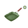 RISOLI DR. GREEN Grill tava sa drvenom ručkom ,  26 x 26 cm, zdravo kuhanje