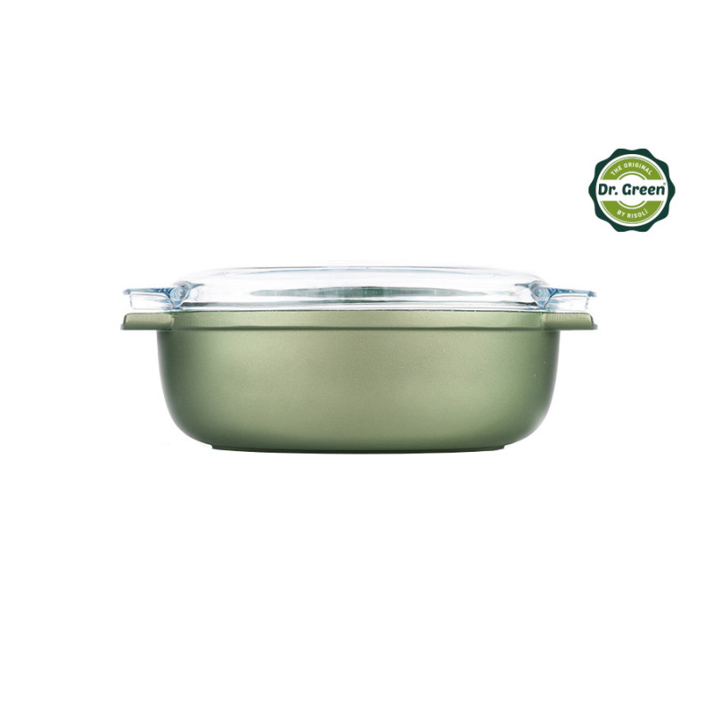 RISOLI DR. GREEN ovalni lonac sa poklopcem , 36 x 24 cm, zdravo kuhanje