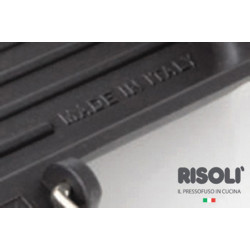 RISOLI SAPORELLA KVADRATNA GRILL TAVA SA SKLOPIVOM DRVENOM RUČKOM 26×26 CM