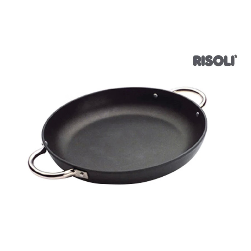 RISOLI PROFESSIONALE klasična niska tava sa dvije inox ručke, promjer 36 cm