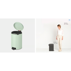 BRABANTIA 233920 Pedal Bin Newicon, 20 litara, kanta za otpad, jade green