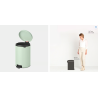 BRABANTIA 233920 Pedal Bin Newicon, 20 litara, kanta za otpad, jade green