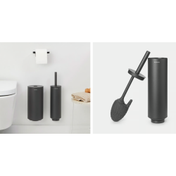 BRABANTIA 303685 3-dijelni set pribora za toalet, sivi