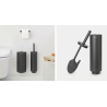 BRABANTIA 303685 3-dijelni set pribora za toalet, sivi