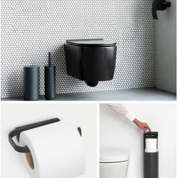 BRABANTIA 303685 3-dijelni set pribora za toalet, sivi