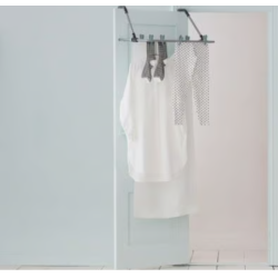 BRABANTIA 105241 viseći stalak za sušenje rublja 4.5 m kapacitet, metalik sivi