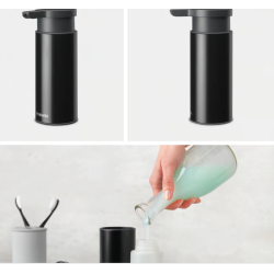 BRABANTIA 128448 dozator tekućeg sapuna, 200 ml , matt crni